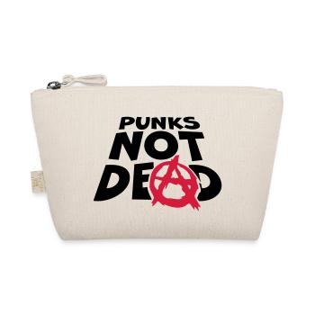 punks not dead Zitat - Bio-Täschchen - Natur - Vorne