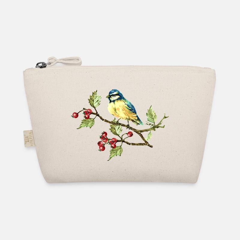 Bunter Vogel Bio-Täschchen