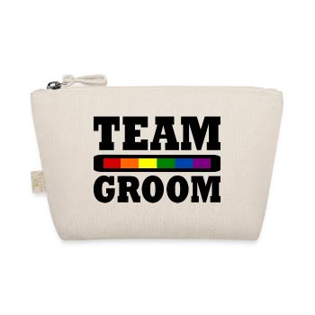 Team groom - Organic Pouch - nature - Front
