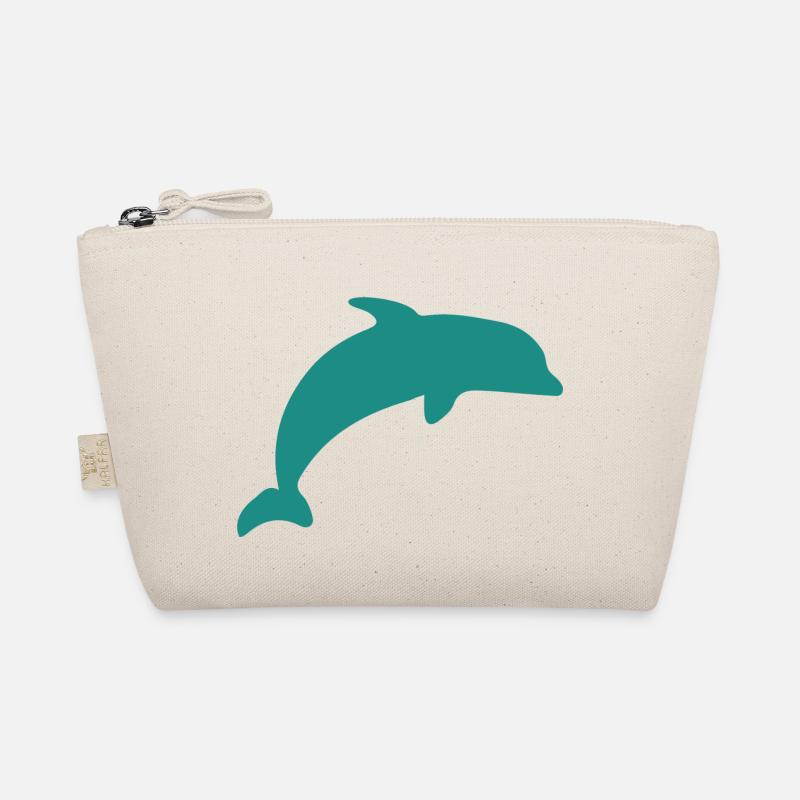 Delfin - Bio-Täschchen - Natur