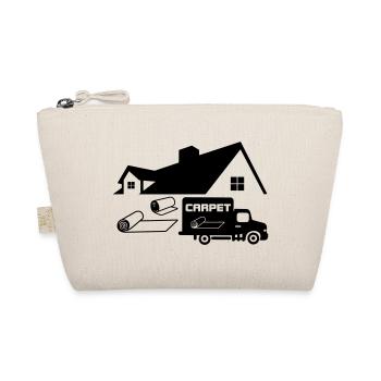 Logo des rouleaux de moquette avec maison et voiture - Trousse biologique - nature - Devant