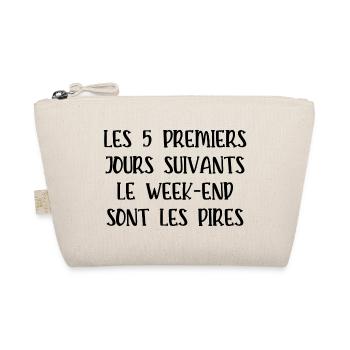 les premiers jours suivants le week-end - Trousse biologique - nature - Devant