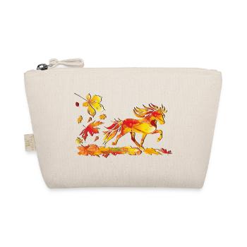 Cheval d’automne fait d’art des feuilles - Trousse biologique - nature - Devant