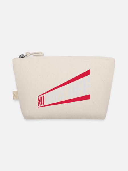 no days off quote - Organic Pouch - nature - Front