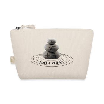 Mathe Rockt - Bio-Täschchen - Natur - Vorne
