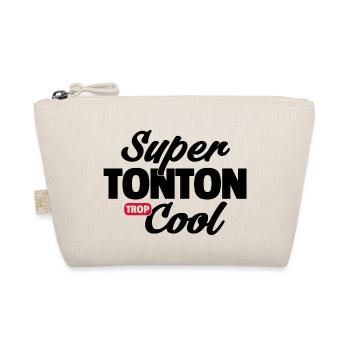 Super tonton Cool / t-shirt humour tonton - Trousse biologique - nature - Devant