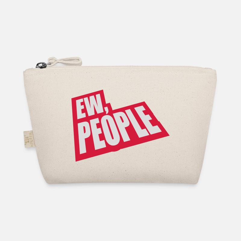 ew people lustiges Zitat - Bio-Täschchen - Natur