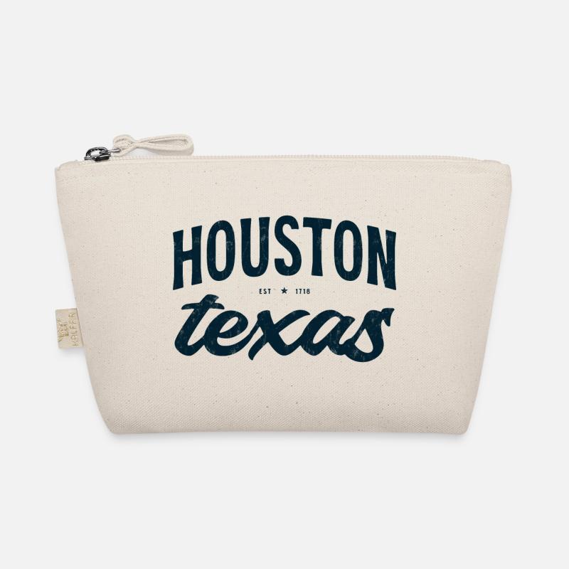 T-shirt Emblem Script de Houston Texas Trousse biologique