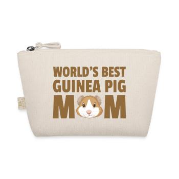 World's Best Guinea Pig Mom Guinea Pig Owner Pet C - Bio-Täschchen - Natur - Vorne