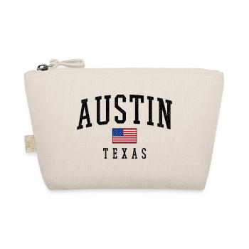 Austin Texas USA Flaggenmotiv - Bio-Täschchen - Natur - Vorne