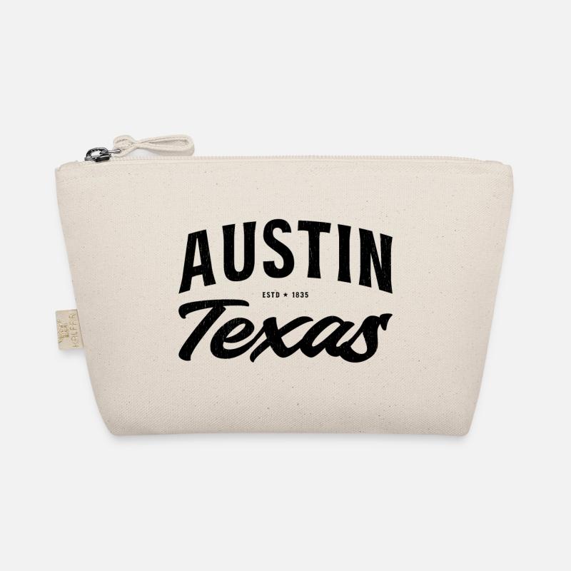 Austin Texas USA Gründungsjahr Design - Bio-Täschchen - Natur