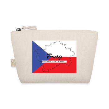 Prag - Hauptstadt mit GPS & Flagge - Bio-Täschchen - Natur - Vorne