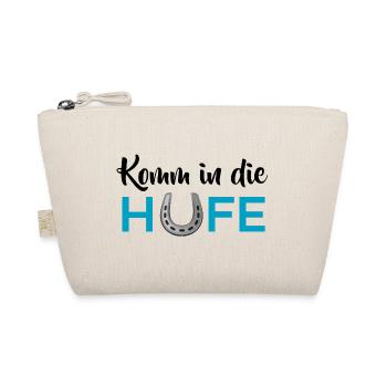 Komm in die Hufe - Bio-Täschchen - Natur - Vorne