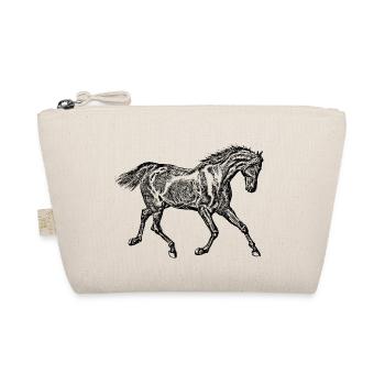 Horse black - Organic Pouch - nature - Front