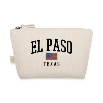 El Paso Texas Retro Shirt - Organic Pouch - nature - Front