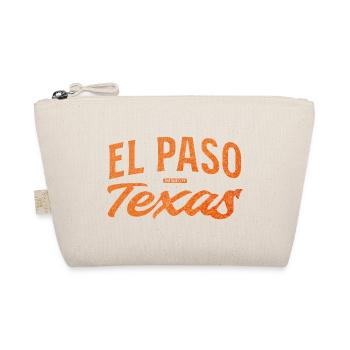 El Paso Texas Script Logo - Organic Pouch - nature - Front