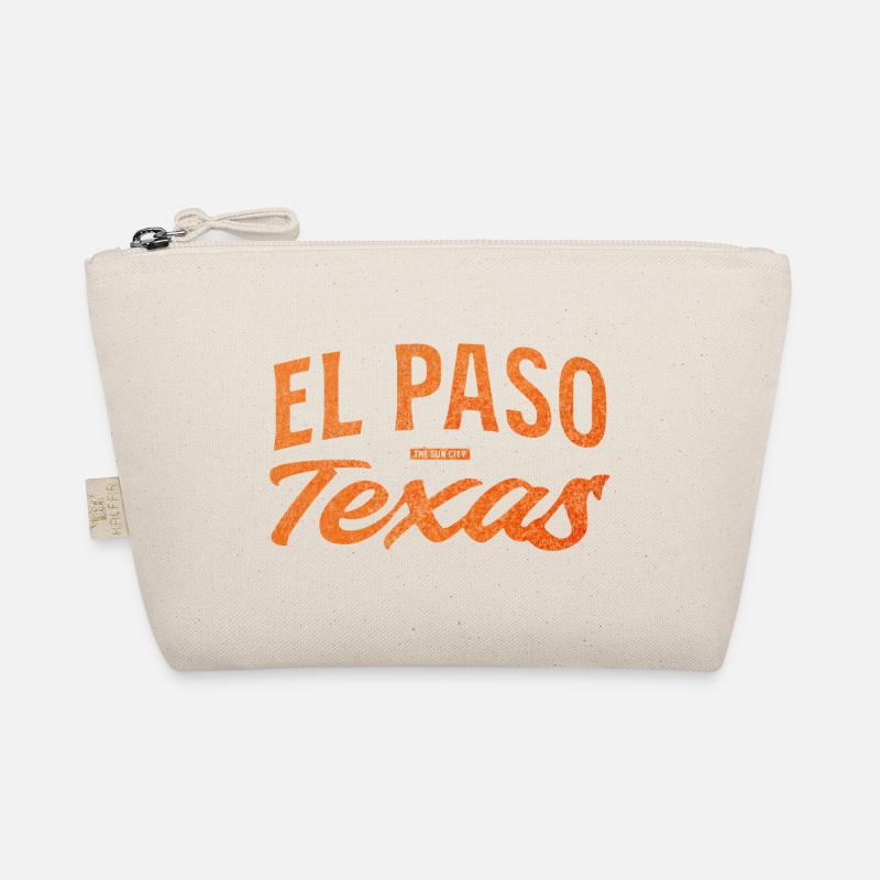 El Paso Texas Script Logo - Bio-Täschchen - Natur