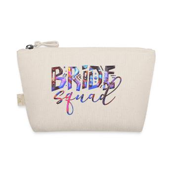 Braut Braut Hochzeit Junggesellenabschied Brautjungfernabschied - Bio-Täschchen - Natur - Vorne