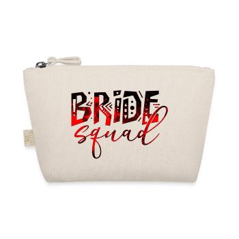Braut Braut Hochzeit Junggesellenabschied Brautjungfernabschied - Bio-Täschchen - Natur - Vorne