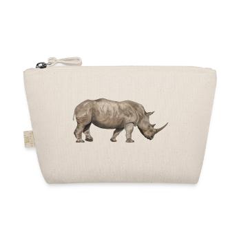 Rhinoceros from the side - Organic Pouch - nature - Front