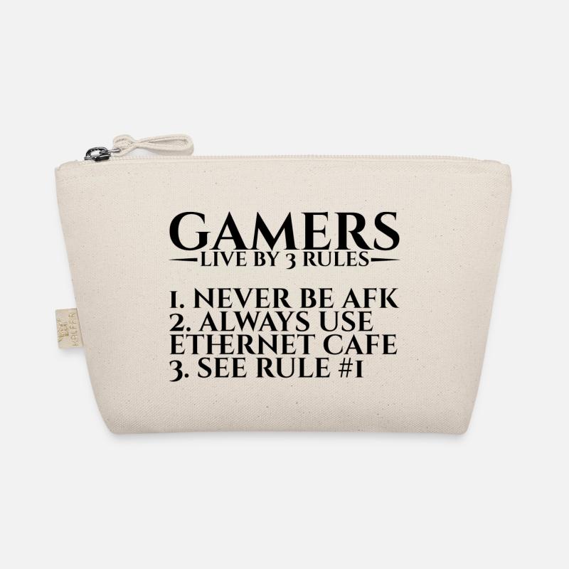 Gamers Live By 3 Rules, Never Be Afk,… 4 Bio-Täschchen