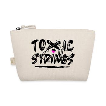 Toxic Strings 2 Farben - Bio-Täschchen - Natur - Vorne