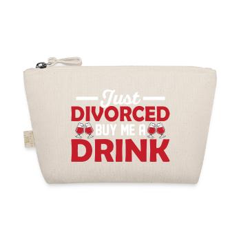 Juste divorcé Achetez-moi un verre Divorcé Divorce - Trousse biologique - nature - Devant