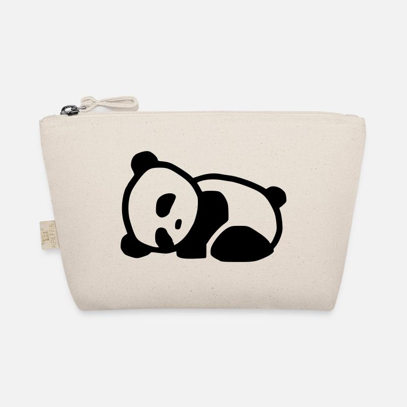 cuddly panda - Organic Pouch - nature