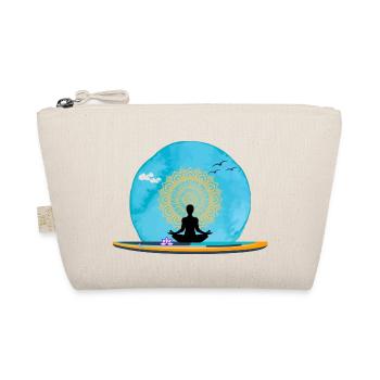 Yoga Girl SUP in the ocean - Bio-Täschchen - Natur - Vorne