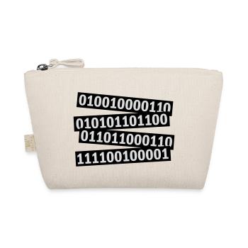 Binary Code Program Language - Organic Pouch - nature - Front