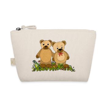 Teddy bears - Organic Pouch - nature - Front