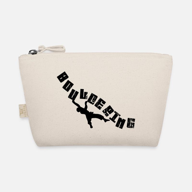 Retro Graphic Climbing Bouldering Rock Climber Mou Bio-Täschchen