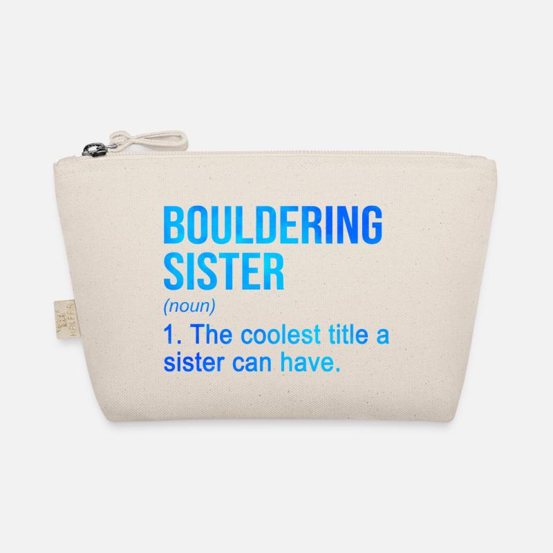 Bouldering Sister Noun Definition Boulder Rock Cli Bio-Täschchen