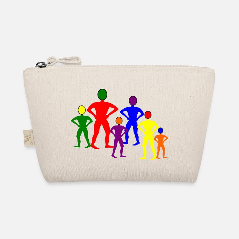 Rainbow persons Bio-Täschchen