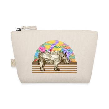 Nashorn - Bio-Täschchen - Natur - Vorne