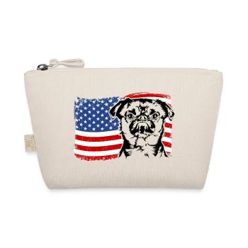 Bruxelles Griffon Amérique Flag Dogs Wilsigns - Trousse biologique - nature - Devant