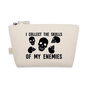I Collect The Skulls Of My Enemies - Bio-Täschchen - Natur - Vorne