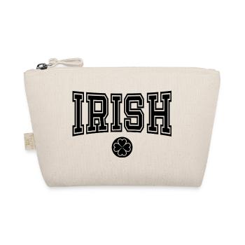 St. Patrick's Day Geschenk Kleeblatt Männer, Frauen, Kinder - Bio-Täschchen - Natur - Vorne