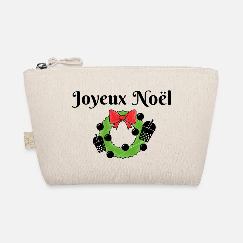 Joyeux Noel, bubble tea Trousse biologique
