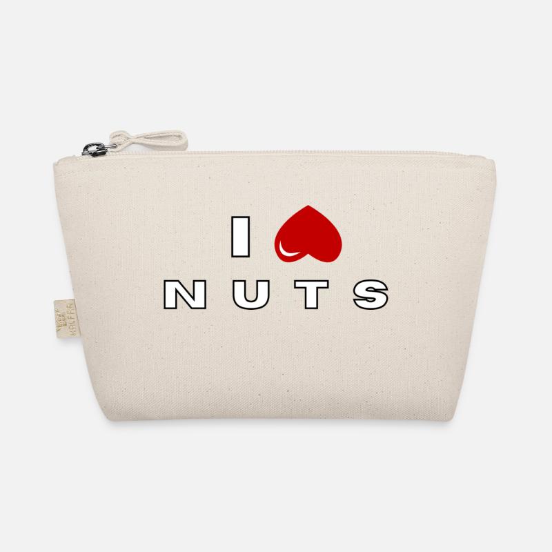 I hate Nuts - Organic Pouch - nature