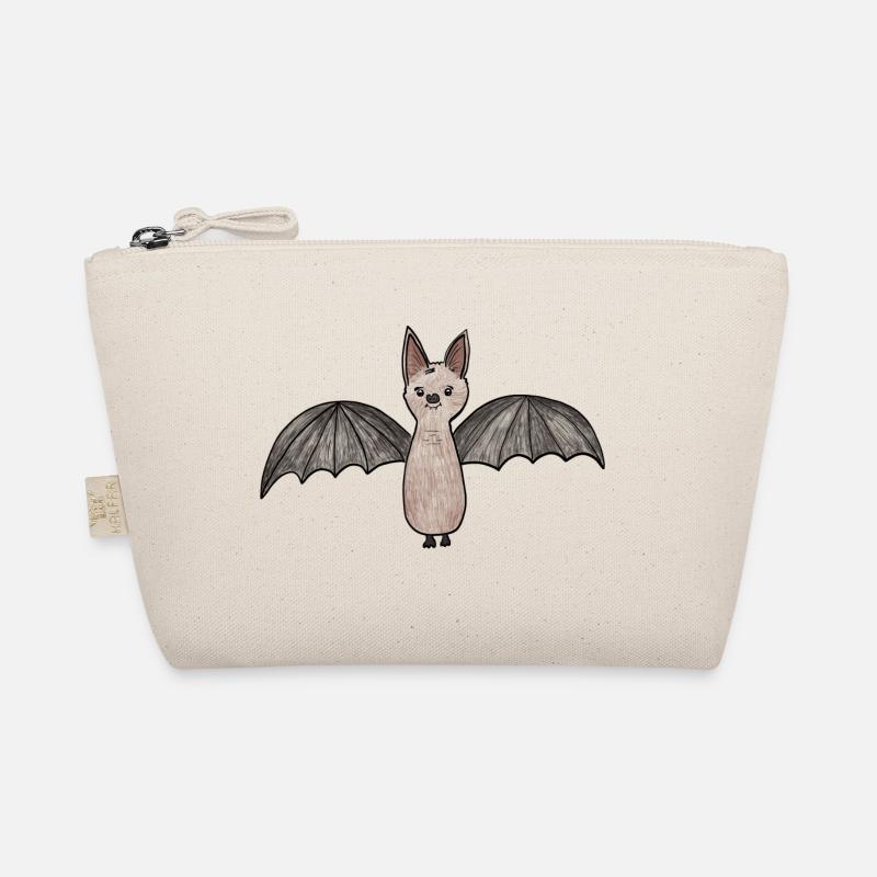 Bat Phantom Illustration Organic Pouch