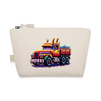 Pixel Truck Nr. 2 - Bio-Täschchen - Natur - Vorne