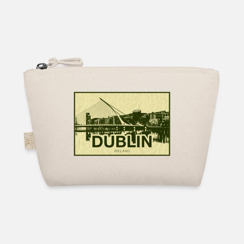 Impression vintage de Dublin Skyline Trousse biologique