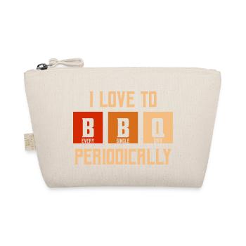 I Love To BBQ Periodically Grilling Barbecue Smoke - Bio-Täschchen - Natur - Vorne