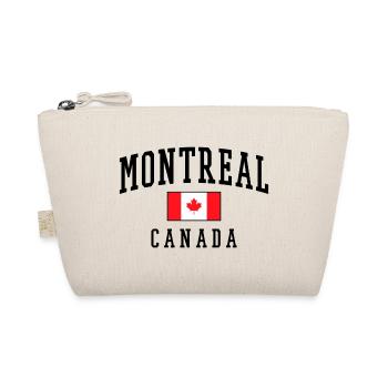 Montréal, Canada, Design avec motif de feuille d’érable - Trousse biologique - nature - Devant