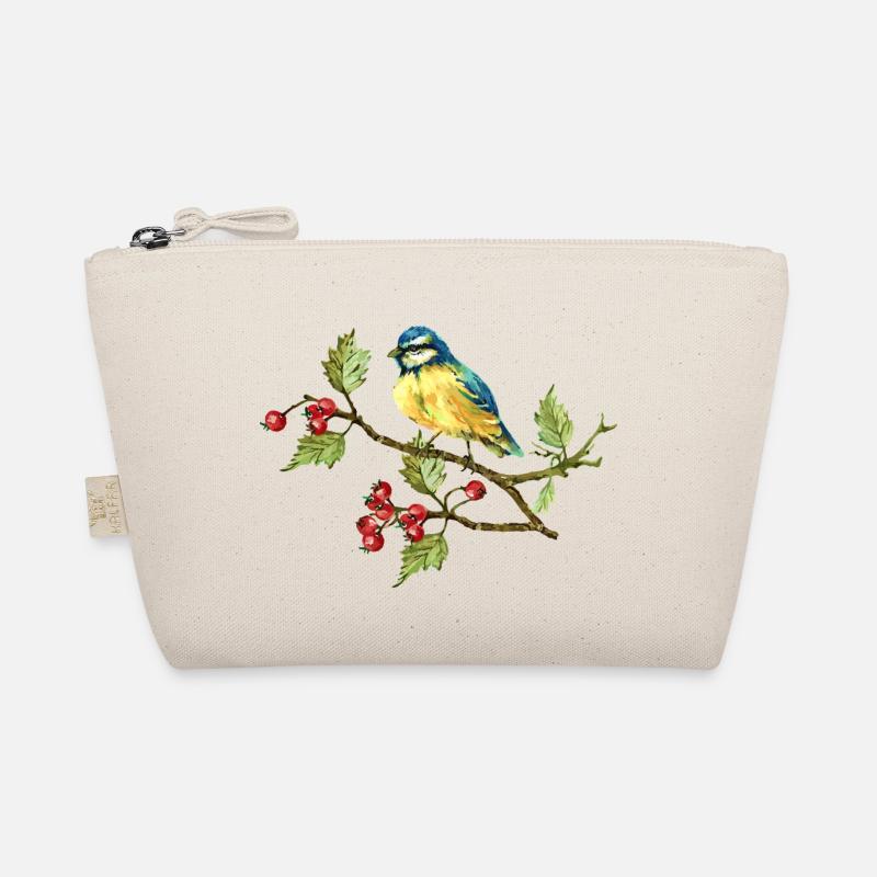 Colorful bird Organic Pouch