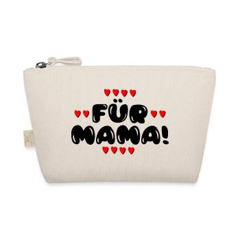 Für Mama - Muttertag - Geburtstag MAMI Geschenk - Bio-Täschchen - Natur - Vorne
