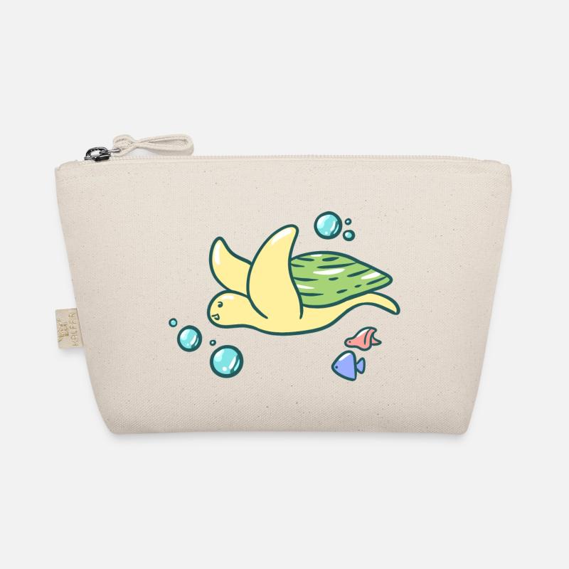 Cute turtle Organic Pouch