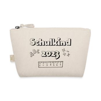 Schulkind 2023 - Bio-Täschchen - Natur - Vorne