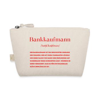 Bankkaufmann Definition - Bio-Täschchen - Natur - Vorne